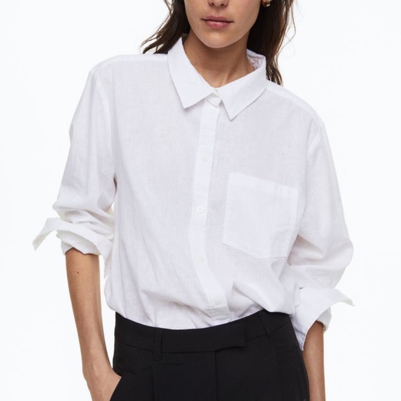 H&M Linen Blend shirt - Picture 3 of 3